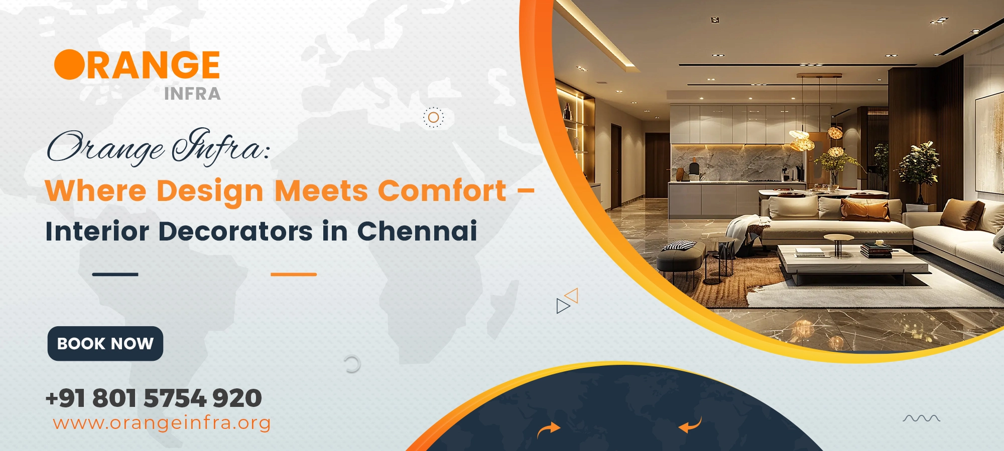 Orange Infra: Where Design Meets Comfort – Interior Decorators in Chennai